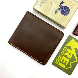 Timberland Wallet Horween Leather Men's Brown Bifold